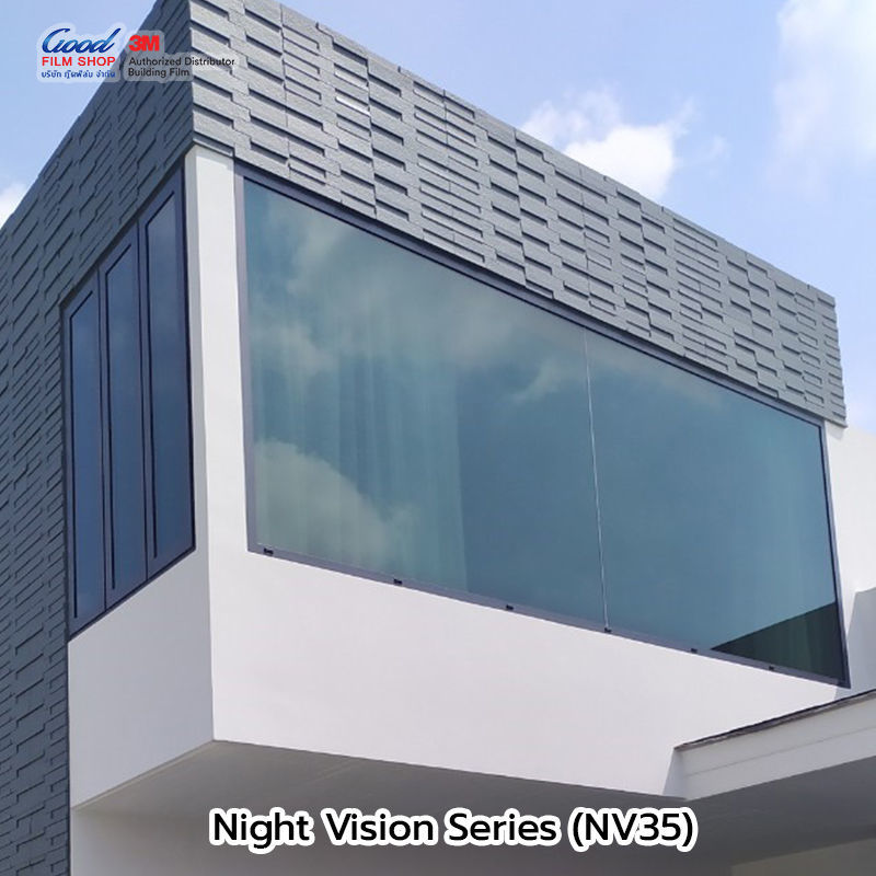 รีวิวงานติดตั้งฟิล์มกรองแสงอาคาร 3M รุ่น Night Vision Series (NV35)